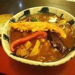 Yanagiya Yuusuitei - ご当地カレー麺
                        古河のカレー麺発祥
                        
                        お客様のカレー粉がここに♪