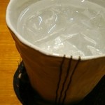 旬彩処 和らび - 黒伊佐錦  ロック  400円

