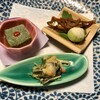 湯元齋藤旅館 - 前菜　　蓬豆腐、公魚蓮根巻、アサリ酢味噌和え