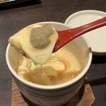 博多 すし吟 - 蒸物～百合根蟹餡の茶碗蒸し～