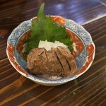 酒飯場ででででん - イカ肝のルイべ