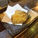 酒飯場ででででん - 焼き芋の天ぷら