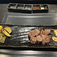 みなみ - ステーキ 泉州アグリ直送野菜3種添え
