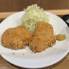 とんかつ うめ田 - 料理写真:浅野豚 リブロースカツ定食　衣剥がれてるのが残念