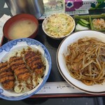 杉乃家 - ミニカキフライ丼セット1,350円