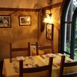 トラットリア ペルバッコ - 店内2階