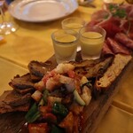 トラットリア ペルバッコ - 前菜の盛り合わせ