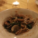 トラットリア ペルバッコ - スパゲッティ アサリとカラスミ