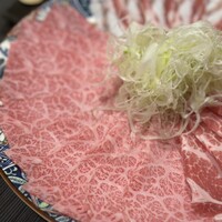 しゃぶしゃぶ 吟半 お台場店 - 国産牛特上ロース