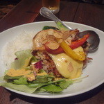 ヴィレッジヴァンガード ダイナー - 若鶏ときのこのグリルのチーズソースプレート（980円）