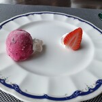 鉄板焼 天燈 - 食後のデザート