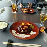 鉄板焼 天燈 - 赤出汁もとても美味しかったです