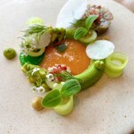 SMAAK - 1. サバ、アボカド、エスカベーチェ、ディル、キュウリ