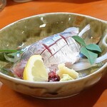 温鮮酒場 ちょんまげ - どんちっちアジの造り