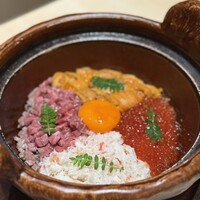 銀座 ちかみつ 六丁目 - 新ちかみつ飯　～和牛・いくら・雲丹・蟹～