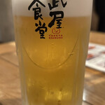 いまここ和食 武屋食堂 - ドリンク写真:日もランチあるんだねぇー　まずは昼ビー