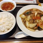 チャイナキッチン 桂慎 - 半あんかけ定食