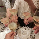 ドンペリで乾杯