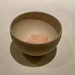 レストラン オオツ - ◆イタドリのグラニテ 小美玉ヨーグルトのババロア