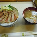 あさくさ すし栄 - 「限定づけ丼・味噌汁付き(大盛)」(990円)