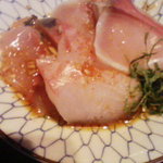 本濱 - お刺身（ブリ、しめサバ、鯛）