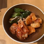 国産牛焼肉食べ放題 火の蔵 - キムチ盛合せ