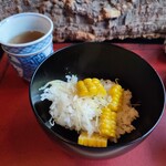 くりゑンテkawabata - トウモロコシ生姜ごはん