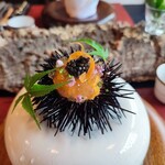 くりゑンテkawabata - 雲丹と新玉ねぎムース