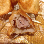 安安屋台料理 - 揚げ餃子のアップ