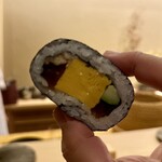 すし処 睦月 - 太巻きの端