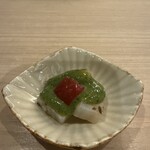 すし処 睦月 - 平貝フルーツ味噌掛け