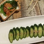 焼鳥 MOZU - アテたち。