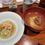 京都和久傳 - 鱧天冷うどん/鯛みそ茶漬け