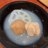 京都和久傳 - 蛤　新蓮根　椀