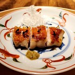 温石 - 今日もいただいて唸りました 金目鯛鱗焼き