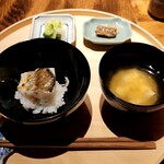 温石 - 焼きカマスご飯 ほぐしていただきました