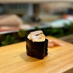 寿し辰 - あん肝軍艦
      そして前回に引き続き、青森産の最っ高のあん肝！！
      ………( °ω°; )、、、激ウマ〜！！！