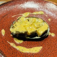 鉄板焼き 恵伝 - 鮑藁の瞬間燻製