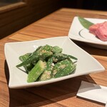 肉のひぐち直営焼肉 安福 - オクラのナムル