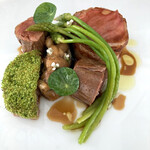 L'ORANGERIE - 仔羊、アスパラソヴァージュ