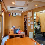 やぶ善 - 店内奥。