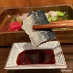 四季 粋花亭 - 酢洗いした鰯の造り