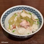 四季 粋花亭 - 函館地鶏と山蕗の炊き込みごはん