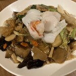 中国薬膳料理 星福 - 特製薬膳海鮮焼きそば2,400円