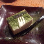 都民酒場魚金 - 2014.09_抹茶チーズケーキ