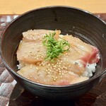 饗 くろ喜 - ハマフエフキの刺身飯 1000円　※限定