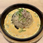 丸源ラーメン - 鉄板玉子チャーハン　増量