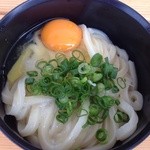 須崎食料品店 - うどん<温,小1玉>+生玉子