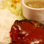 マンモス食堂 - ハンバーグプレート