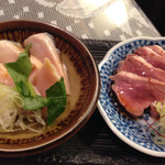 北新地たゆたゆ - ガツ刺し,ハツ刺し